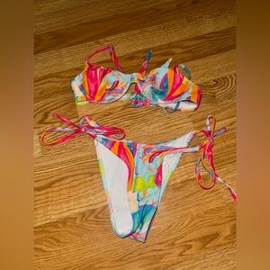 Colorful Abstract Bikini Set